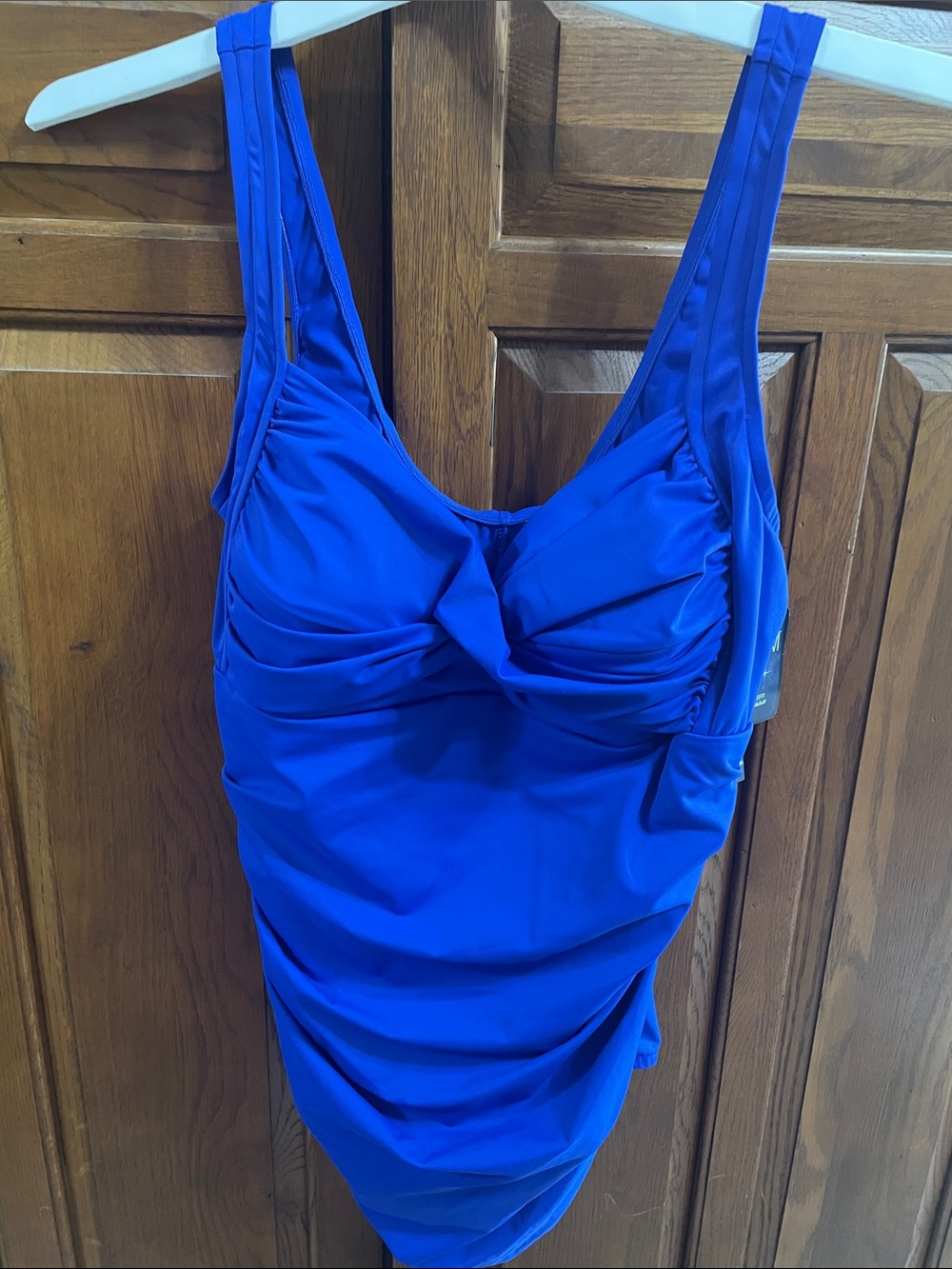 Royal Blue One-Piece Swimsuit Simply Slim NEW Sz. 2X 18/20